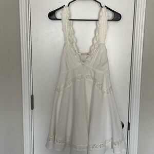 L White Lace Altar’d State Mini Dress